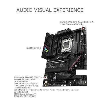 ASUS マザボ ROG STRIX B650E-F GAMING WIFI ASUS ROG Strix B650E-F Gaming WiFi AM5 (LGA1718) Ryzen 7000